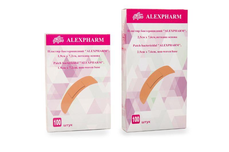 Пластир бактерицидний "ALEXPHARM", 2,5см х 7,6см, неткана основа